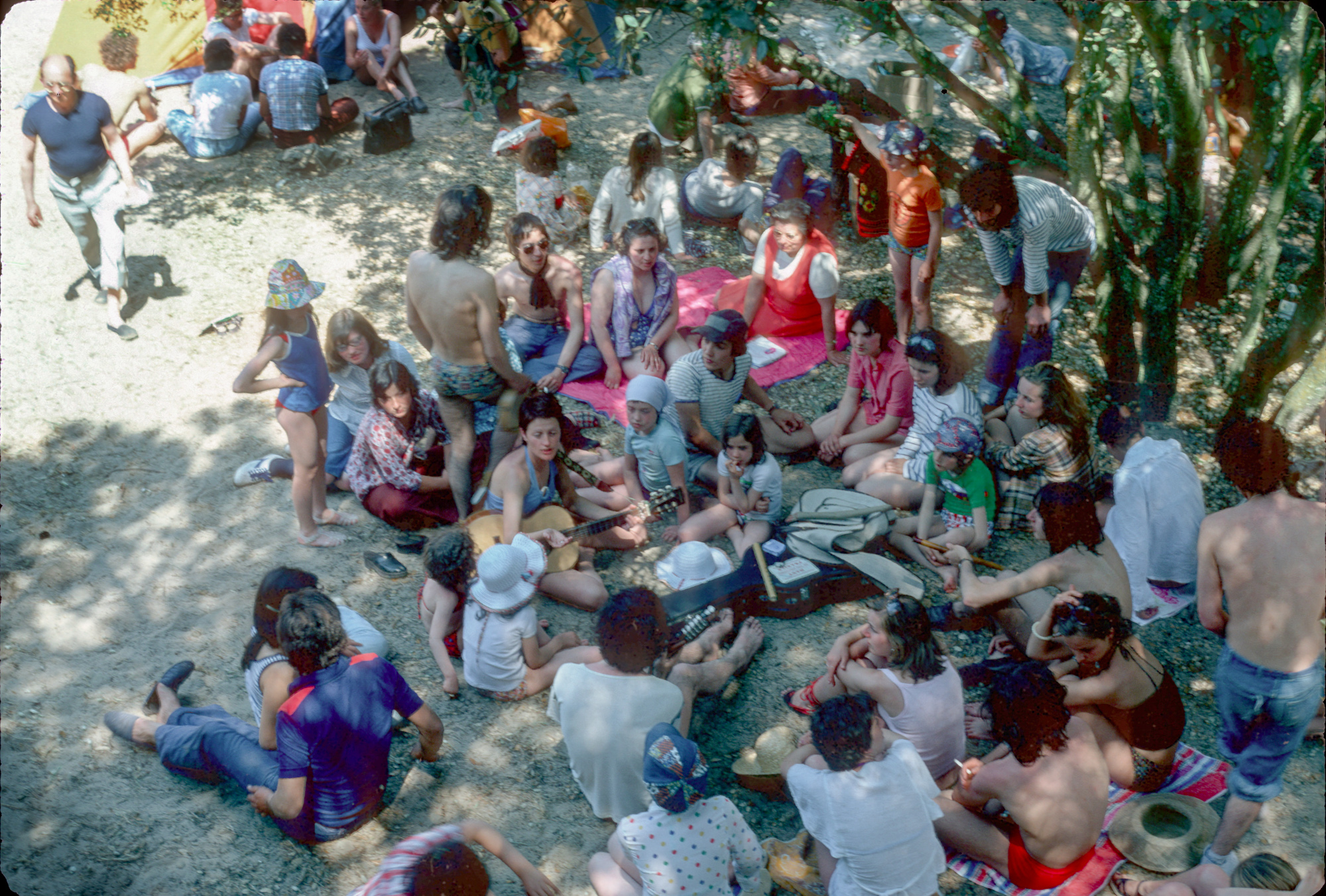 Voyage du Chantou sur l'ile de Ré, mai 1976