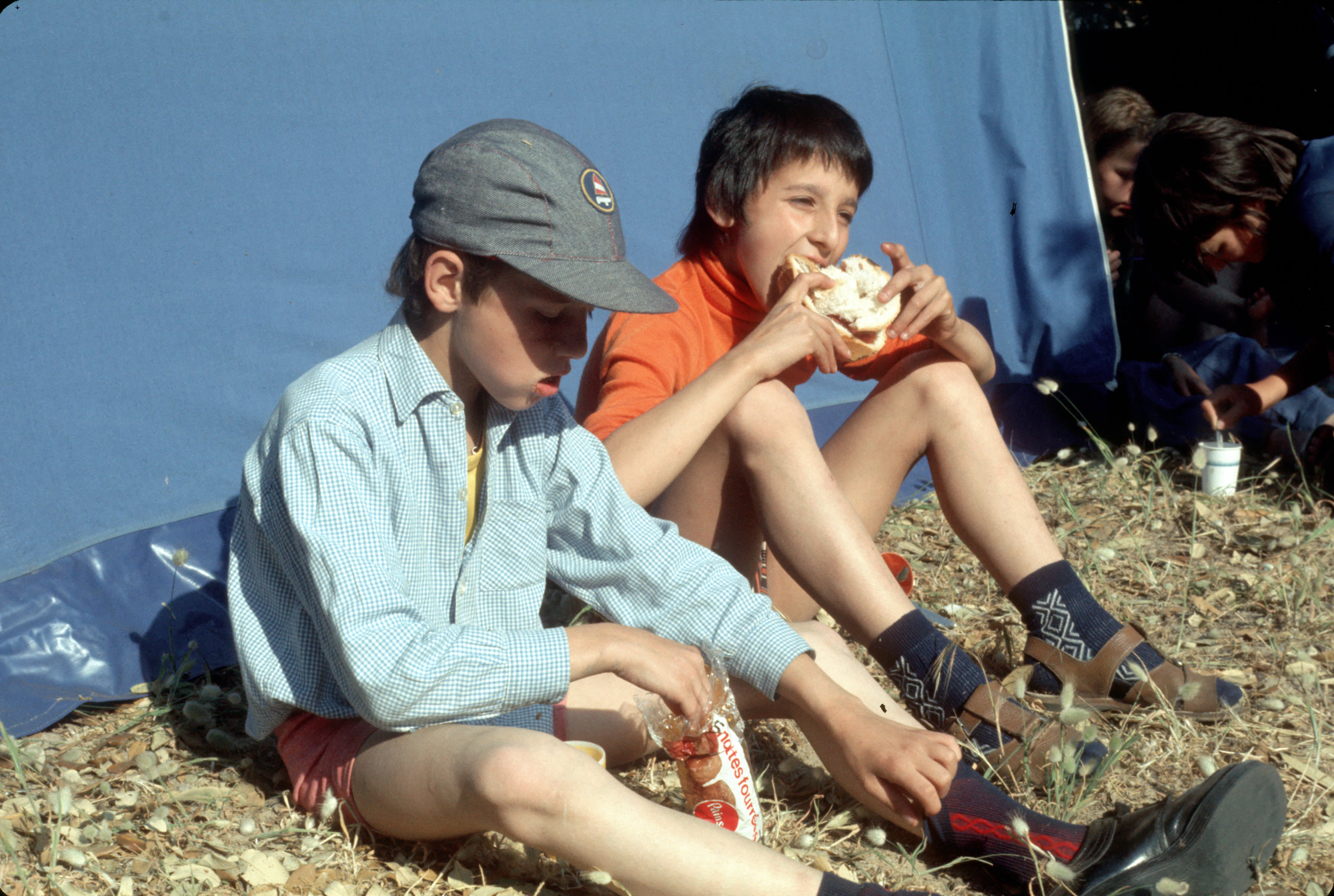 Voyage du Chantou sur l'ile de Ré, mai 1976