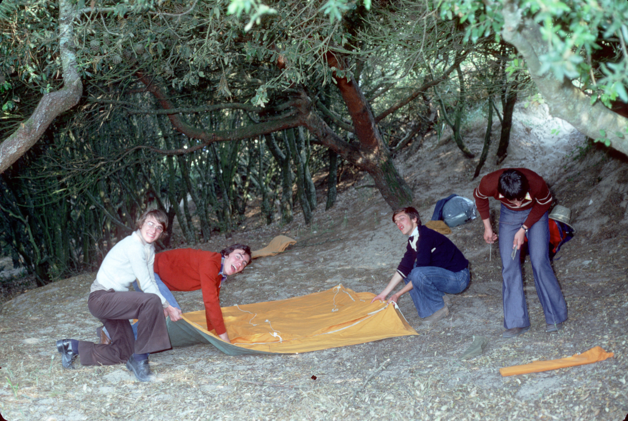 Voyage du Chantou sur l'ile de Ré, mai 1976