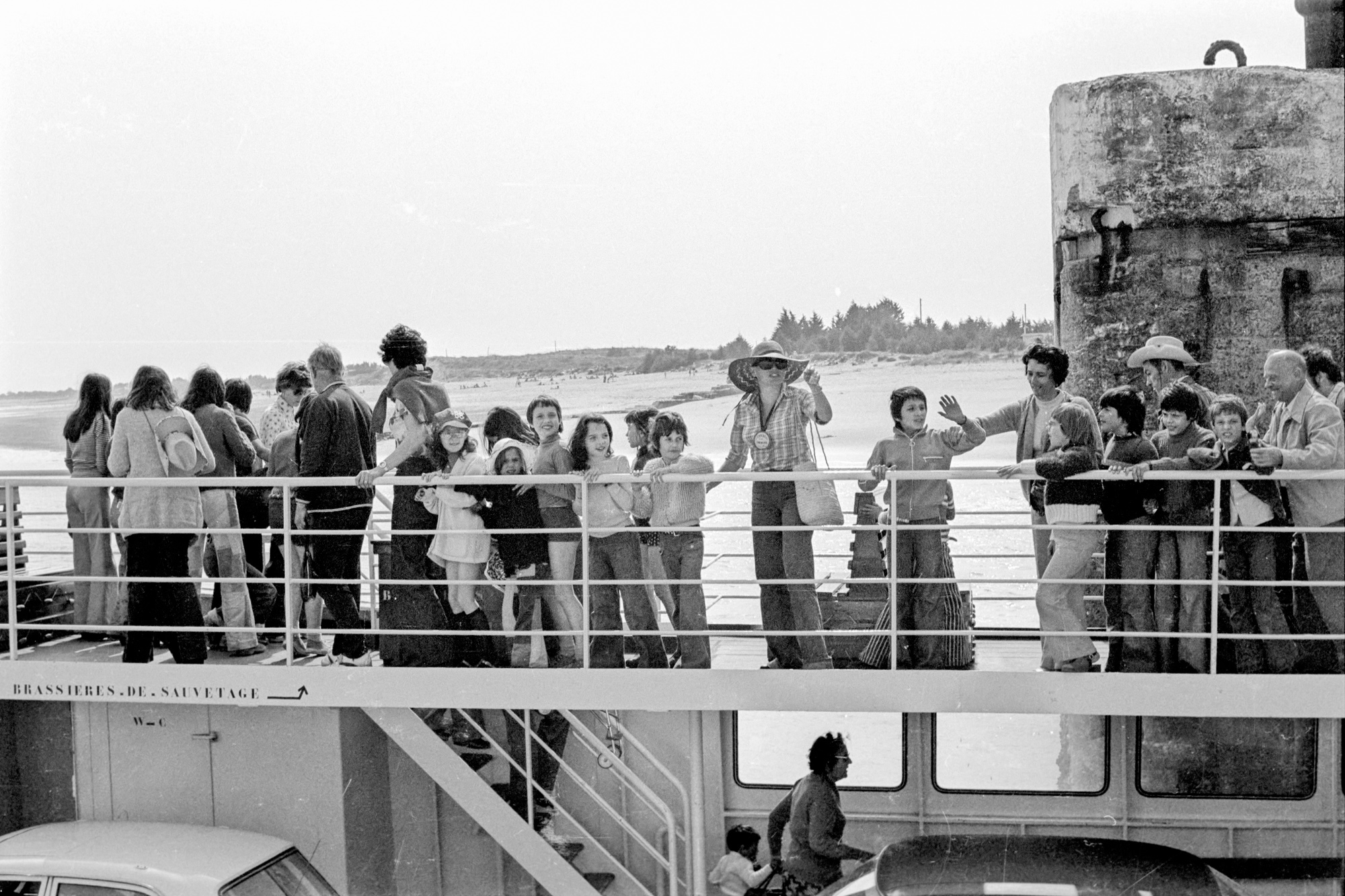 Voyage du Chantou sur l'ile de Ré, mai 1976