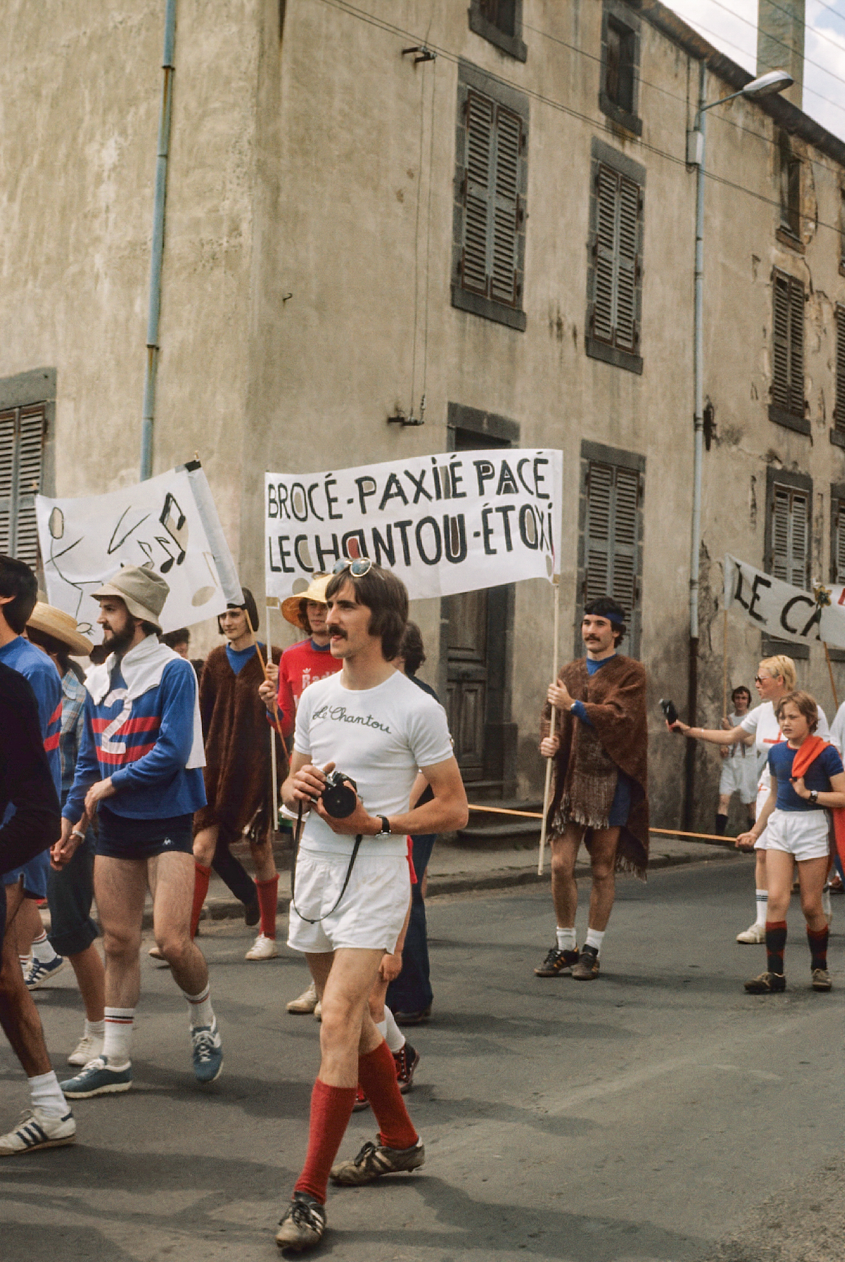 Match de foot, Le Chantou contre Cotopaxi-Brocéliande, juin 1978