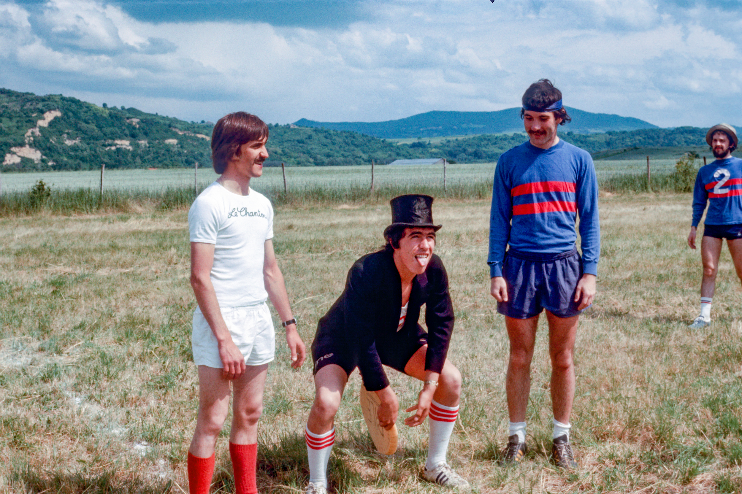 Match de foot, Le Chantou contre Cotopaxi-Brocéliande, juin 1978