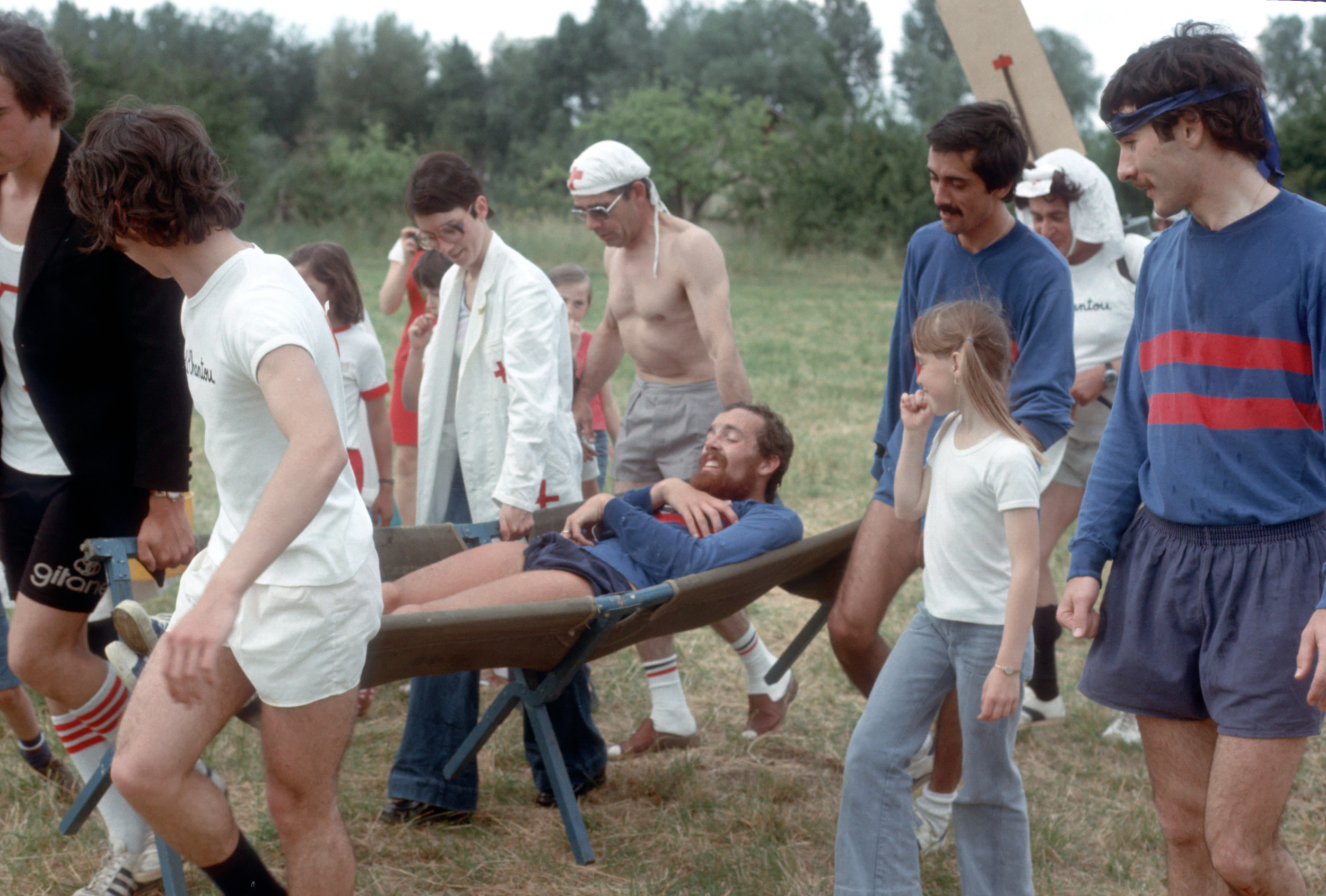 Match de foot, Le Chantou contre Cotopaxi-Brocéliande, juin 1978