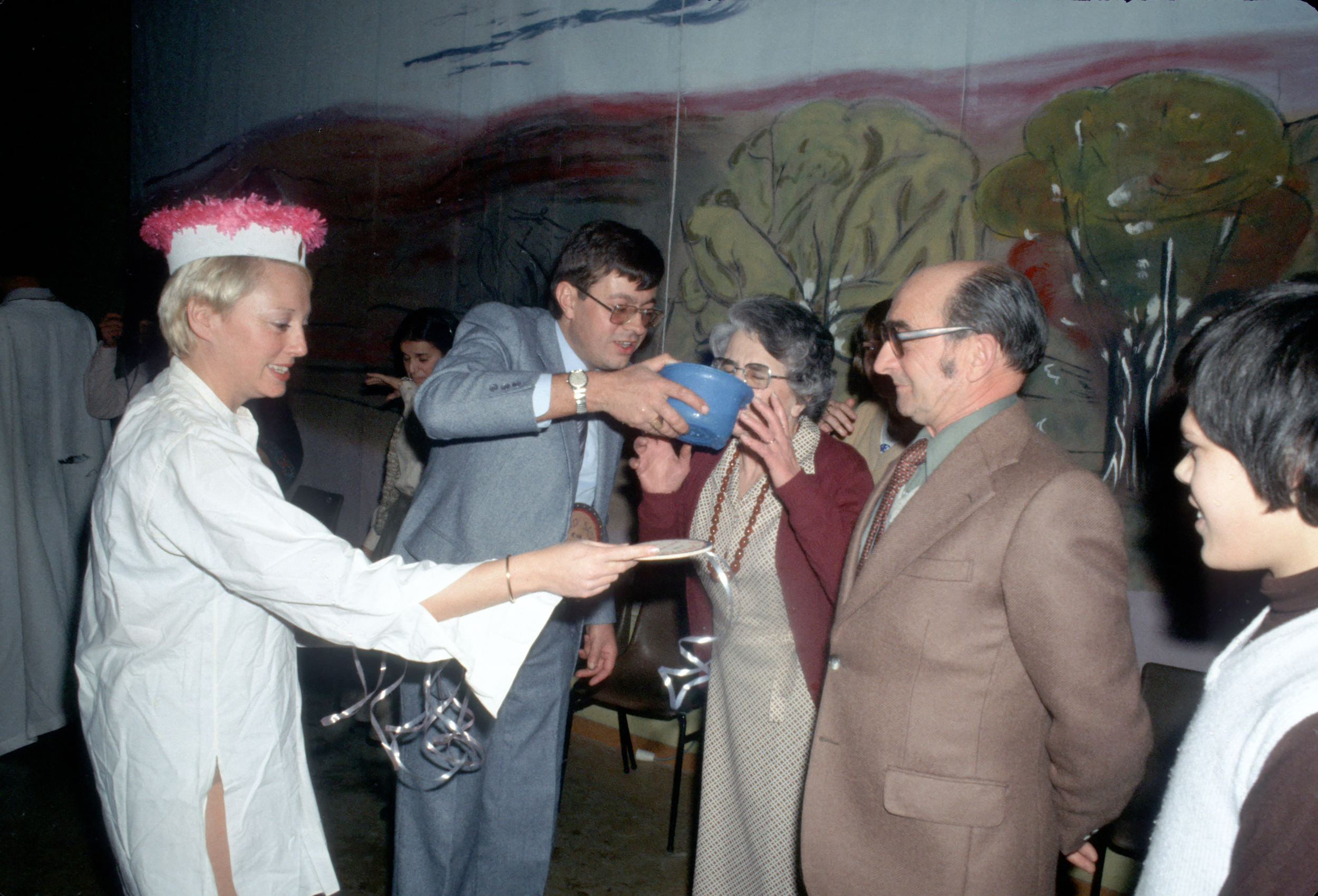 Réveillon du Chantou, séance d'intronisation, décembre 1979