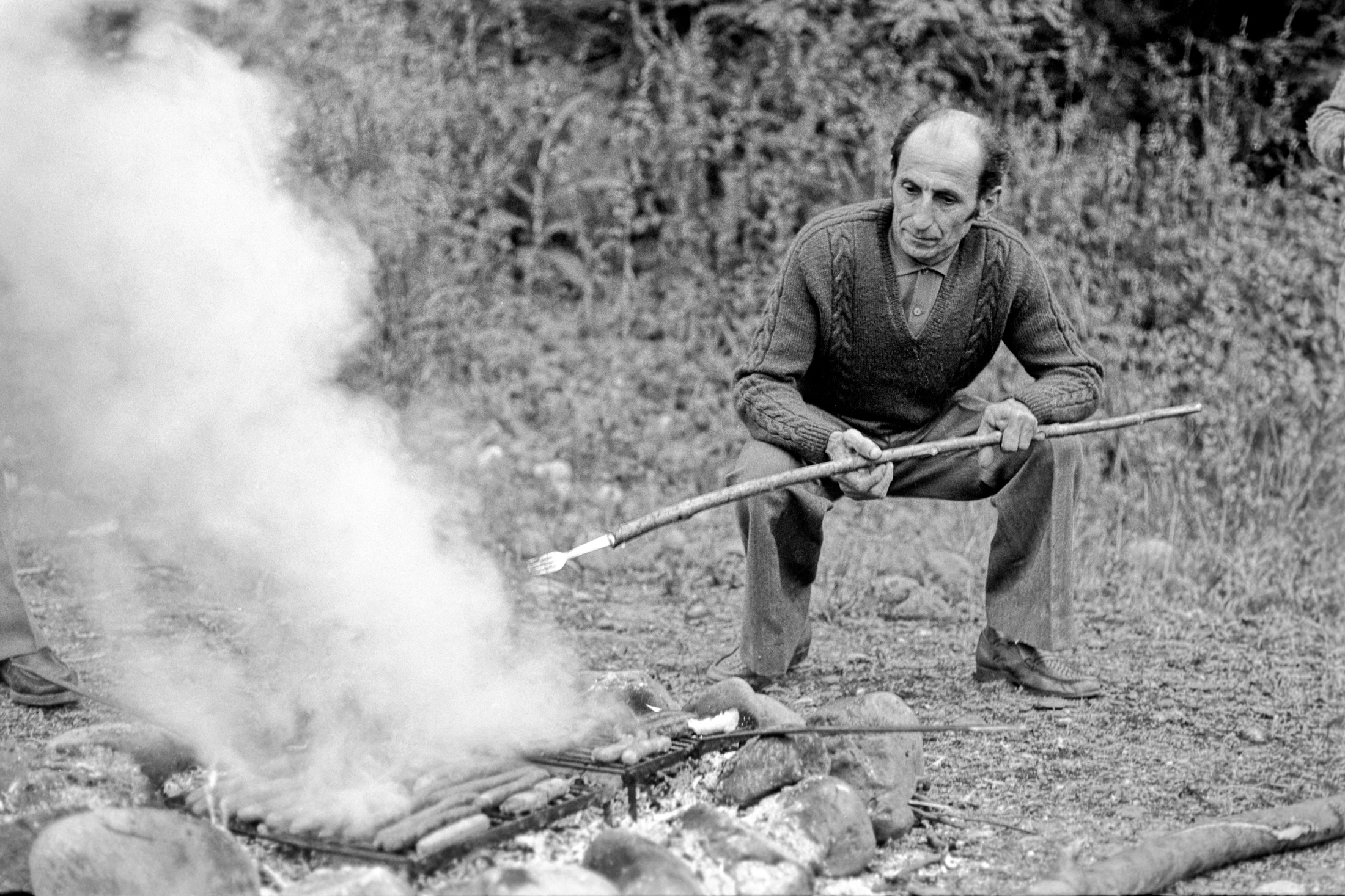 Chantou, soirée brochettes au Saladis, juin 1980