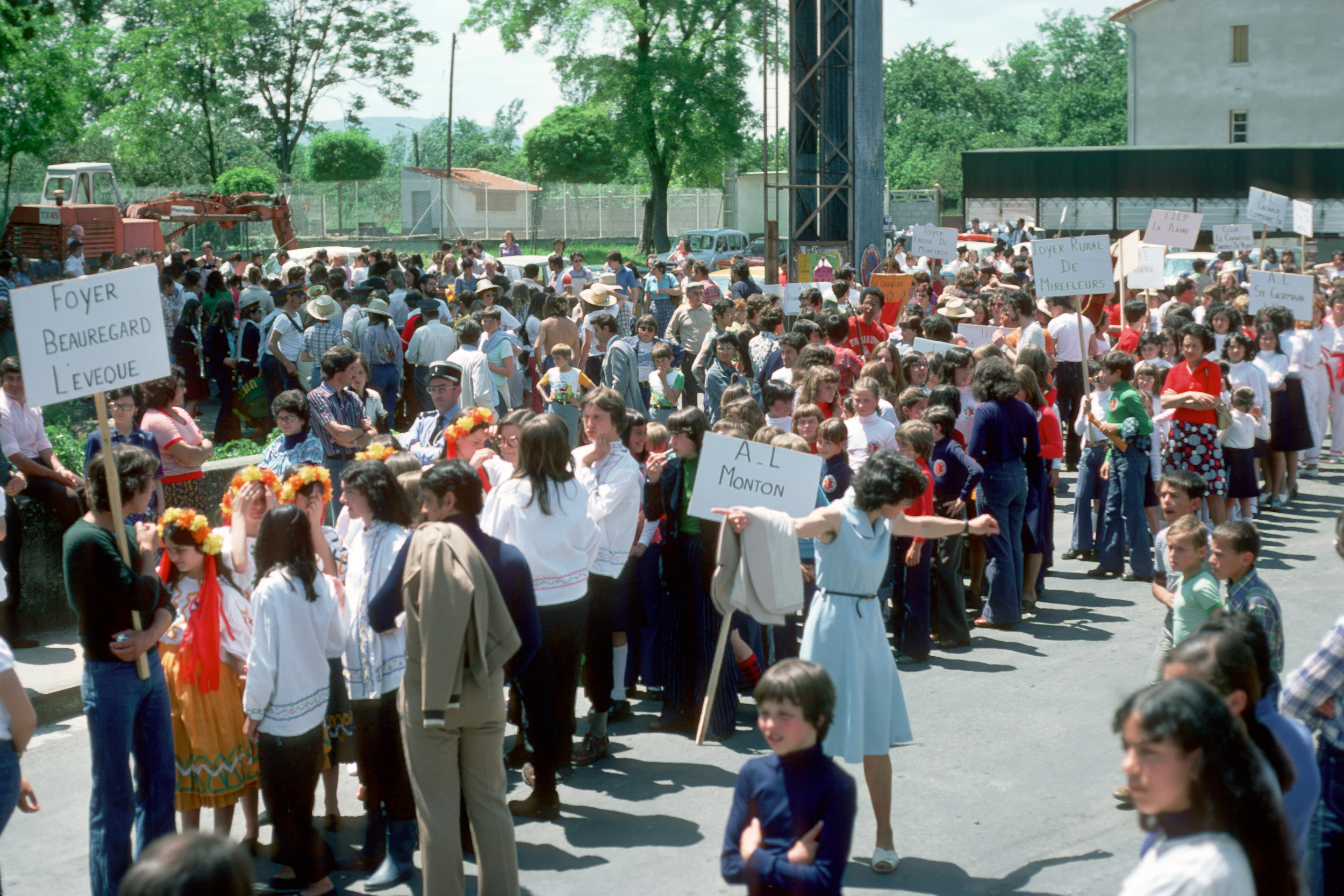 Cinquantenaire de Fédération des associations laïques, Les Martres-de-Veyre, juin 1977