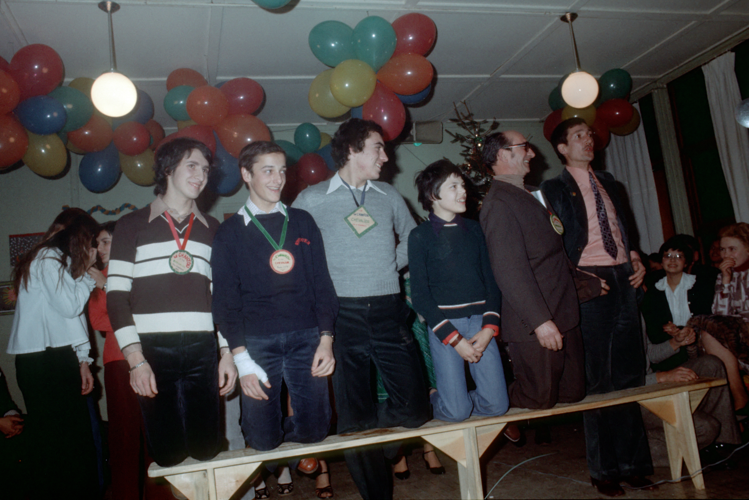 Chantou, intronisation durant le réveillon, décembre 1977