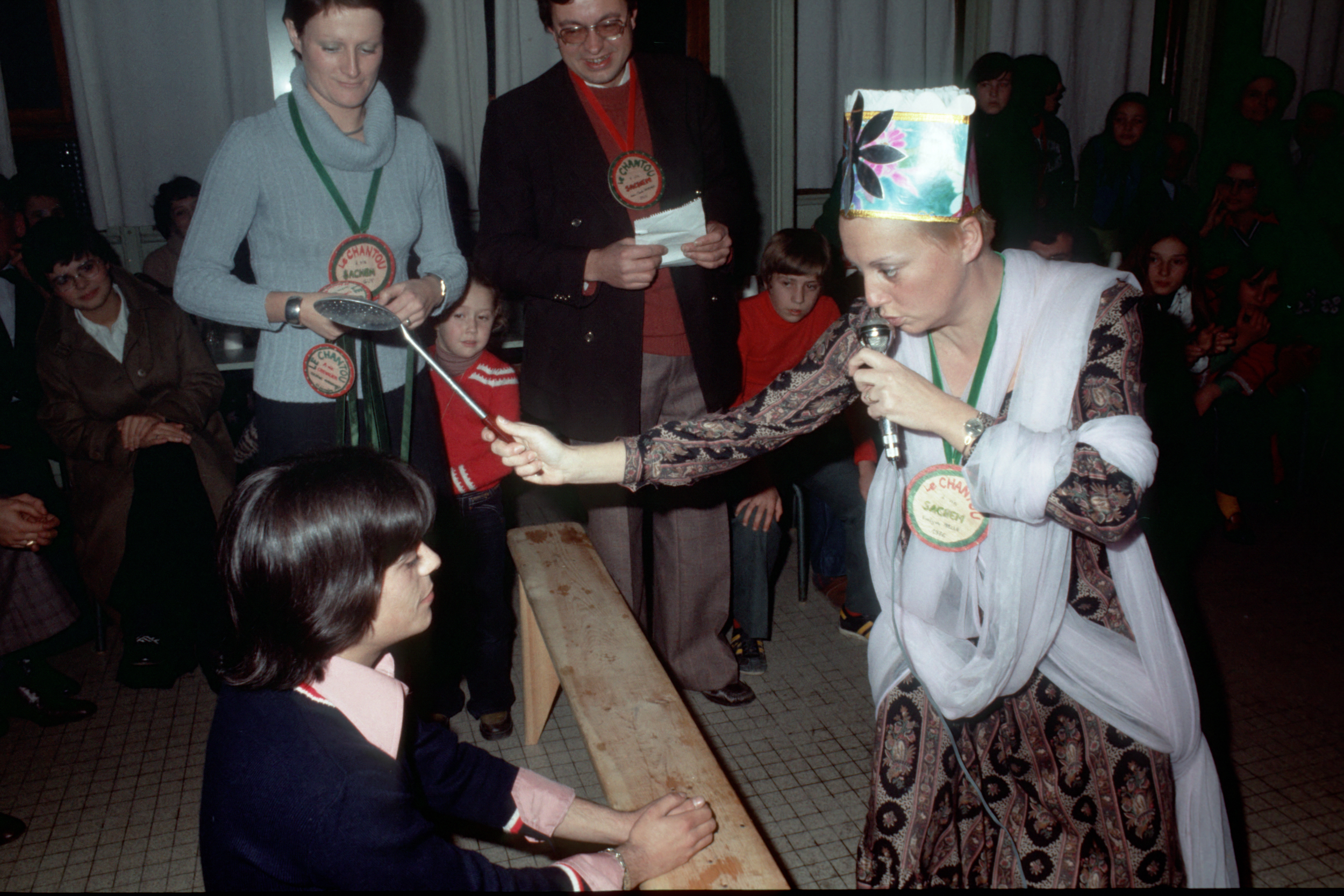 Chantou, intronisation durant le réveillon, décembre 1977